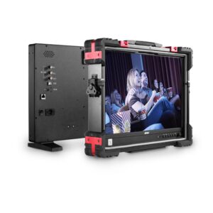 21.5” RUIGE AT-2200HD 3G-SDI HDMI broadcast monitor with armor case