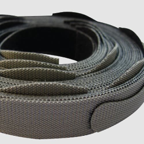 1/2" x 8" RIP-TIE Lite Plus CableWrap, 2 Rolls of 25, BLACK+GREY