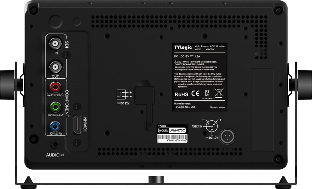 7" TVLOGIC LVM-070C cost effective LCD monitor