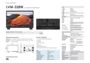 32" TVLOGIC LVM-328W 3G LCD monitor