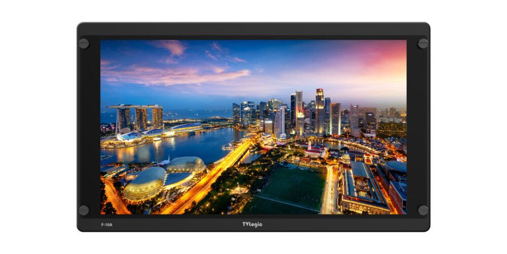 10" TVLOGIC F-10A FHD field monitor, SDI/HDMI, cross conversion