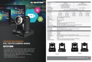 AVMATRIX PTZ1270 HDMI/SDI PTZ camera with POE (white)