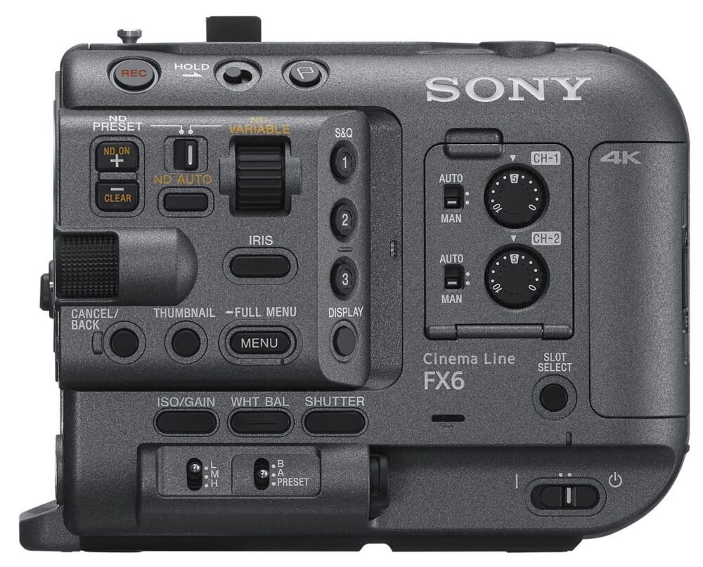 SONY FX6 täiskaader Cinema Line kaamera