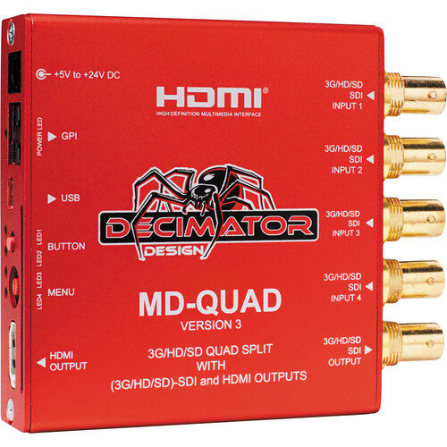 DECIMATOR MD-QUAD v3 4-kanaliline multivaatur