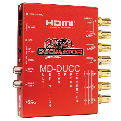DECIMATOR MD-DUCC multi-definition up-down cross converter
