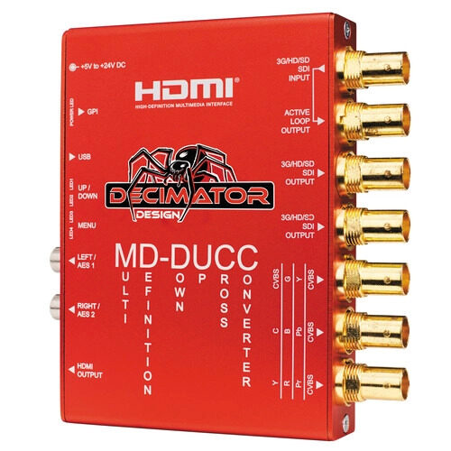 DECIMATOR MD-DUCC multi-definition up-down cross converter