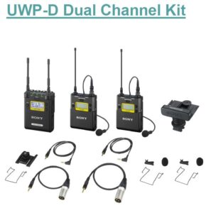 SONY UWP-D27 dual-channel receiver and transmitter kit