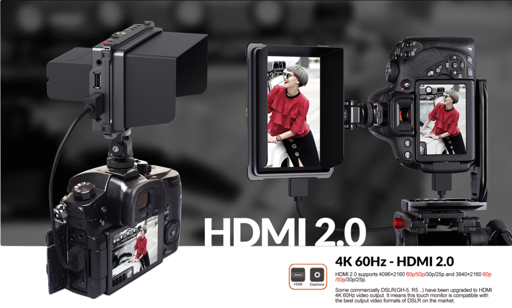 5" LILLIPUT T5 HDMI touchscreen monitor