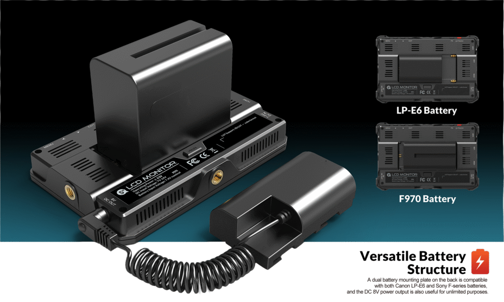 5" LILLIPUT T5 HDMI touchscreen monitor