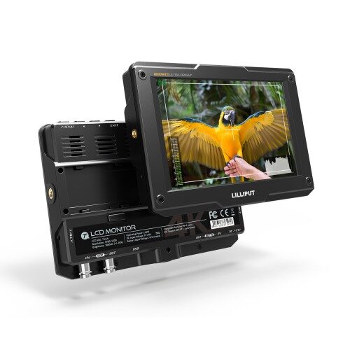 7" LILLIPUT H7S 4K HDMI/SDI 1800-nit video monitor