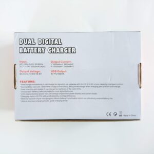 DIGITEX DGT-2LED dual slot battery charger (8/12/16V)