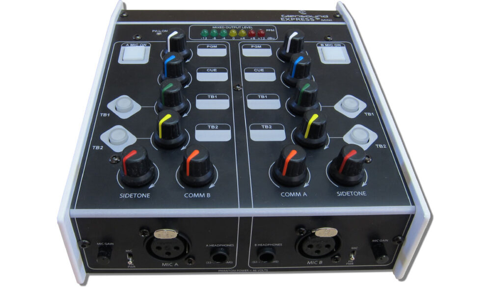 GLENSOUND Express IP Mini compact 2 user Dante/AES67 commentary unit