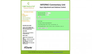 GLENSOUND Inferno Dante single commentator's box