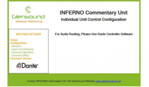 GLENSOUND Inferno Dante kommentaatoripult