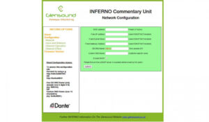 GLENSOUND Inferno Dante single commentator's box