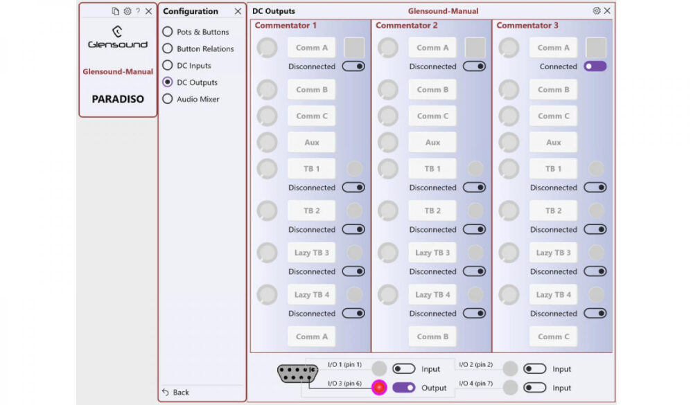 GLENSOUND Paradiso Lite Dante AES67 kommentaatoripult