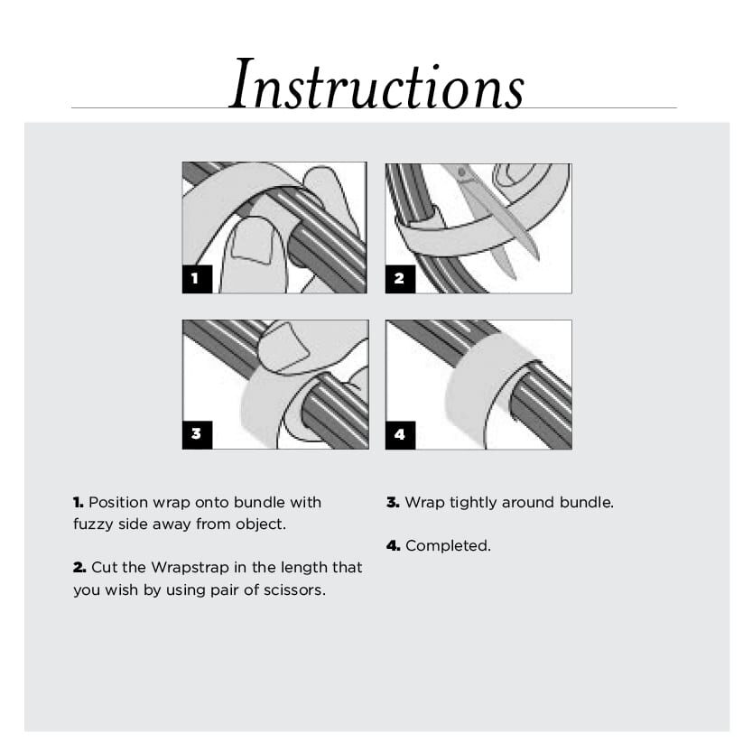 RIP-TIE WrapStrap takjapael, 19mm x 3m, 1 rull, SININE