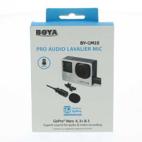 BOYA BY-GM10 lavalier microphone for GoPro