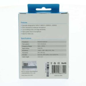 BOYA BY-GM10 lavalier microphone for GoPro