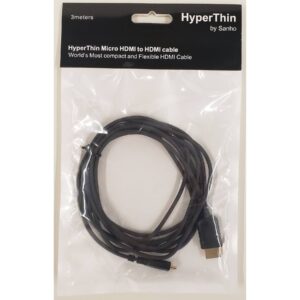 HyperThin Micro HDMI -> HDMI kaabel (3m)