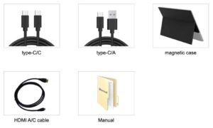 14" LILLIPUT UMTC-1400 monitor, USB-C, HDMI