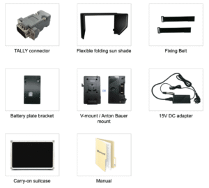 28" LILLIPUT BM280-12G monitor, 4K HDMI, 12G-SDI, 10bit
