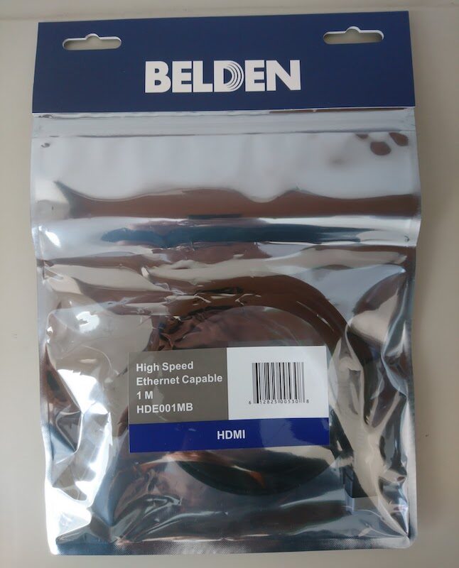 BELDEN HDE001MB Ethernet toega HDMI kaabel, 1m