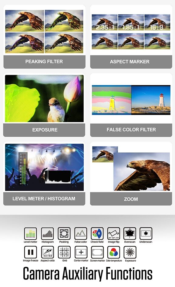 10.1" LILLIPUT A11 monitor, 4K HDMI, 3G-SDI, VGA