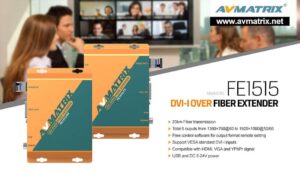 AVMATRIX FE1515 DVI-i over fiber extender
