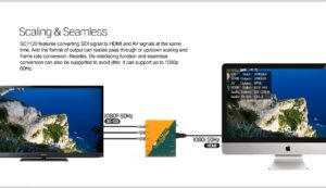 AVMATRIX SC1120 3G-SDI to HDMI & AV scaling converter