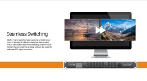 AVMATRIX MSS1611-S 16×16 seamless SDI matrix switcher