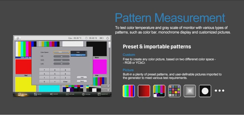 AVMATRIX 12G-SDI 4K HDMI signal generator