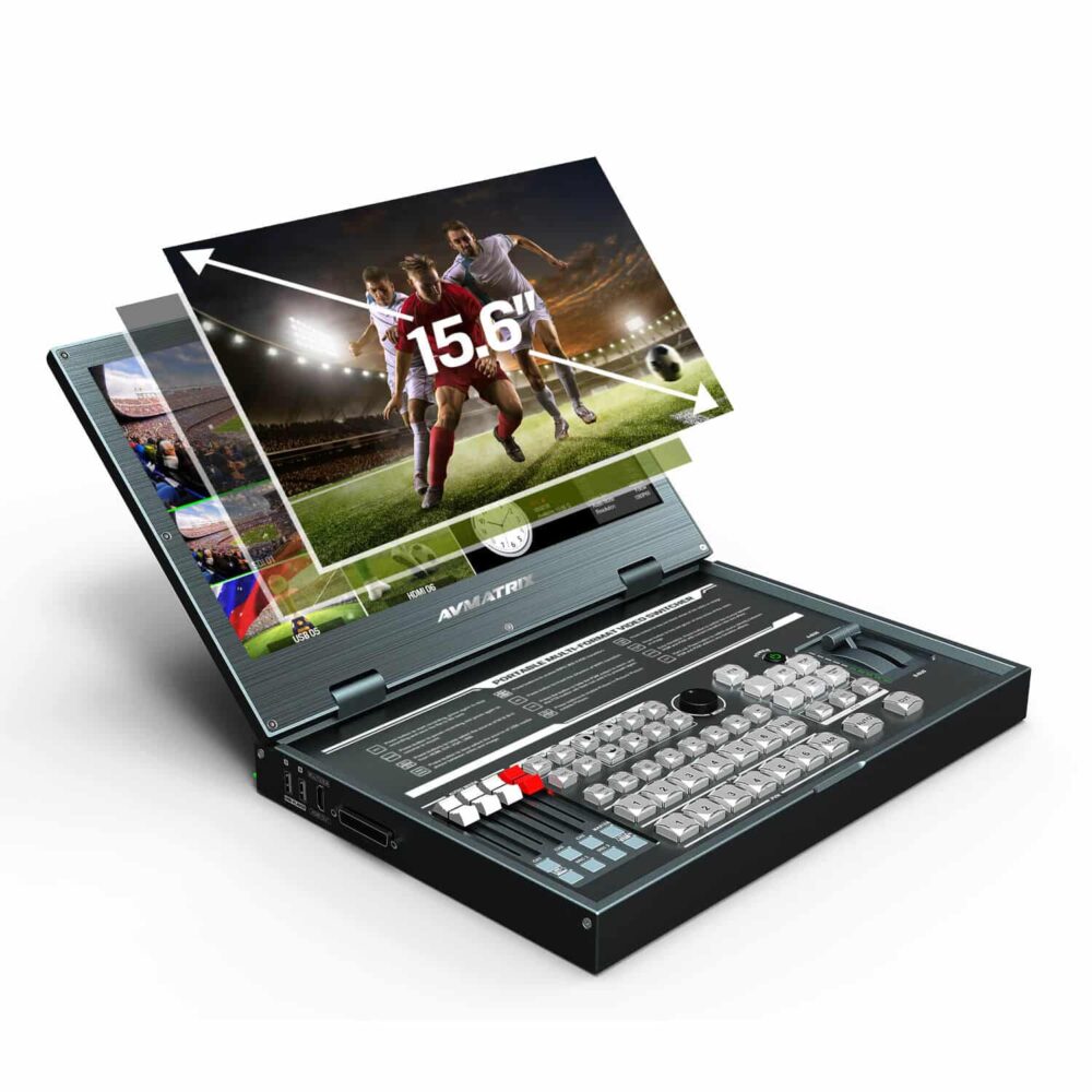 AVMATRIX PVS0615U multi-format 6 channel streaming video switcher