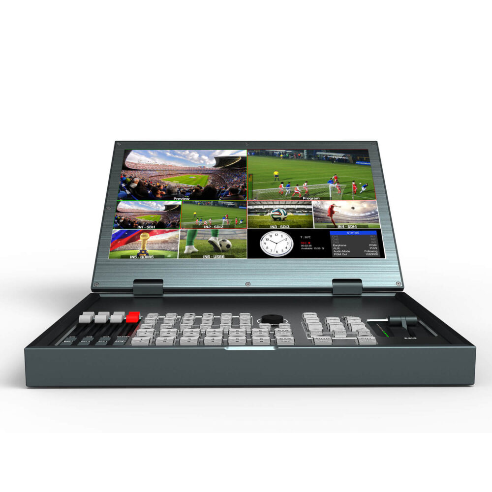 AVMATRIX PVS0615U multi-format 6 channel streaming video switcher