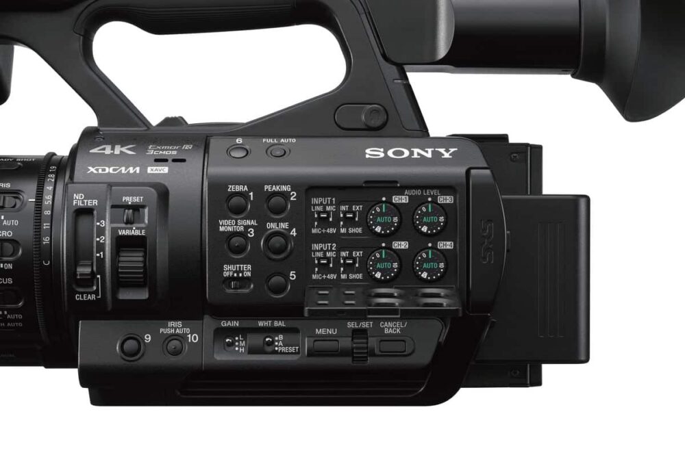 SONY PXW-Z280 4K 3-CMOS 1/2" sensor XDCAM camcorder