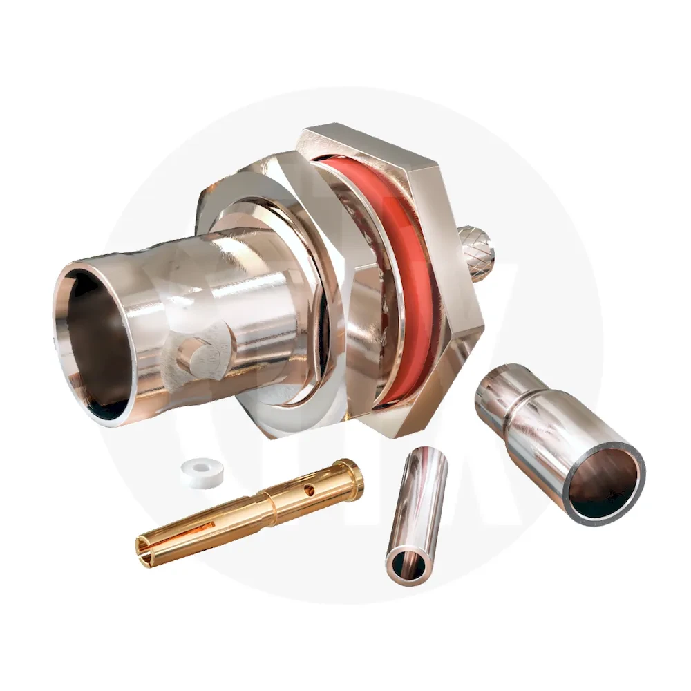 Gigatronix BNC HDTV 12G SDI pistik paneelile, RG179, RG179DT