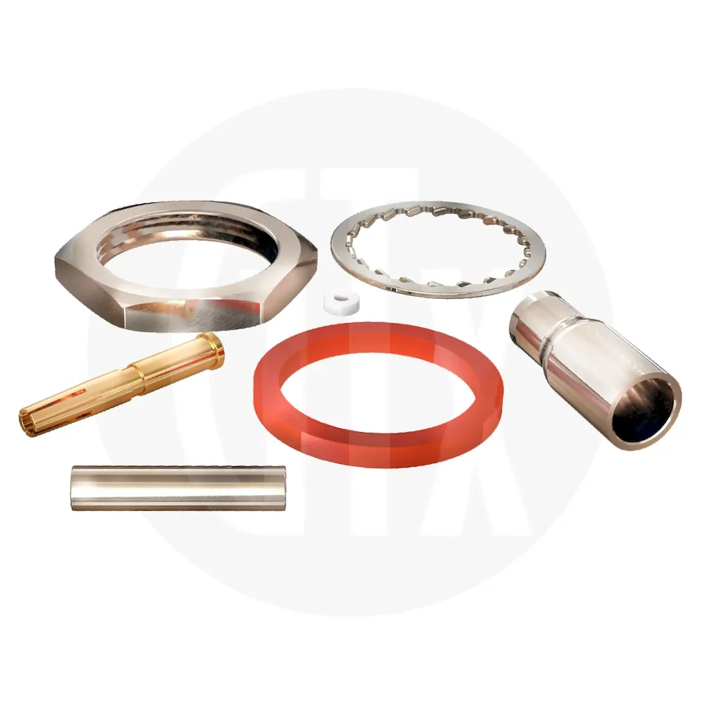 Gigatronix BNC HDTV 12G SDI pistik paneelile, RG179, RG179DT