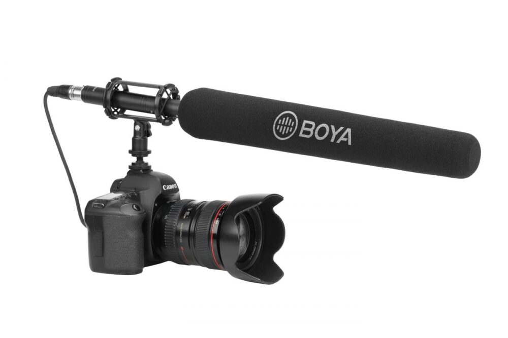 BOYA BY-PVM3000M shotgun microphone with medium long capsule