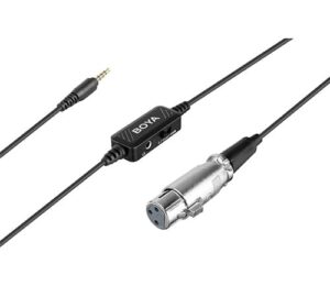 BOYA BY-BCA6 mikrofonikaabel XLR->3.5mm üleminekuga