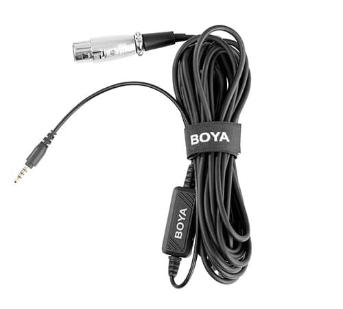 BOYA BY-BCA6 XLR to 3.5mm plug microphone cable