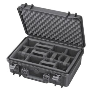 PANARO MAX430CAM waterproof case, sahara, padded dividers