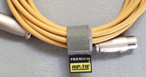 1" x 14.5" RIP-TIE Rip-Lock CableWrap, 10 Pack, GREY