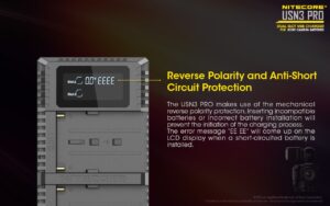 Nitecore USN3 PRO akulaadija SONY akudele, USB