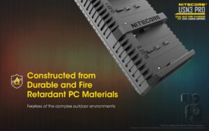 Nitecore USN3 PRO akulaadija SONY akudele, USB