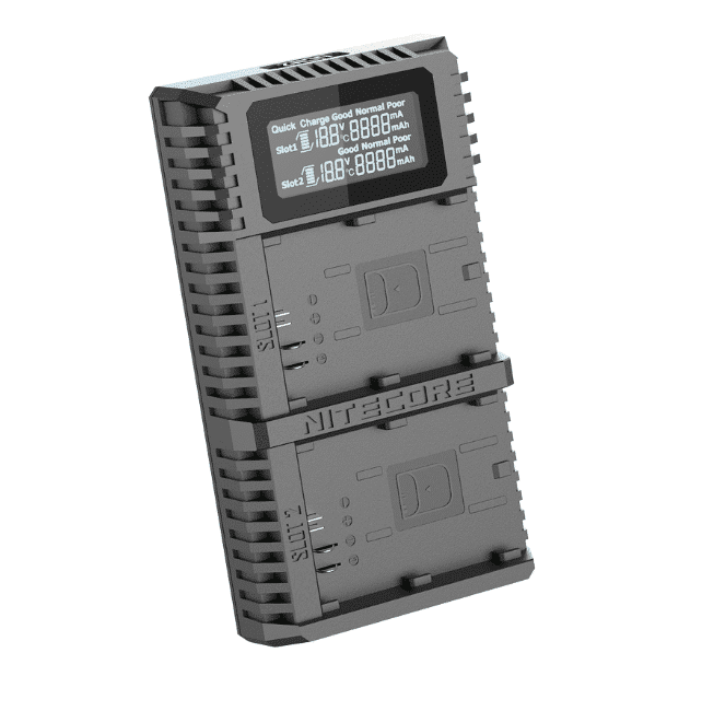 Nitecore UCN2 PRO akulaadija CANON LP-E6N akudele, USB