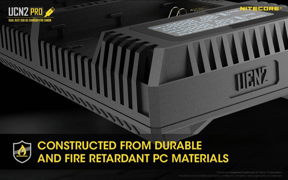 Nitecore UCN2 PRO akulaadija CANON LP-E6N akudele, USB