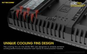 Nitecore UCN2 PRO dual slot digital USB charger for Canon LP-E6N batteries