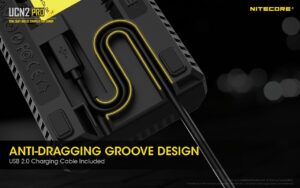 Nitecore UCN2 PRO akulaadija CANON LP-E6N akudele, USB