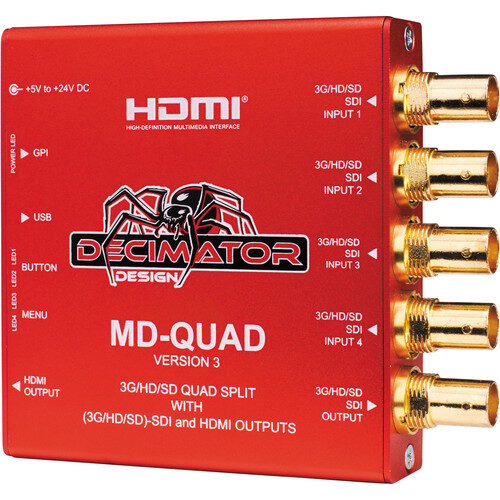 DECIMATOR MC-DMON-9S openGear 9-channel multi-viewer