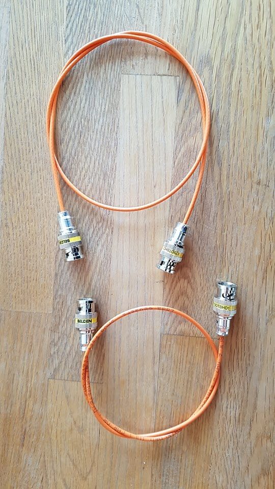 BELDEN 179DT serial digital coax cable, orange